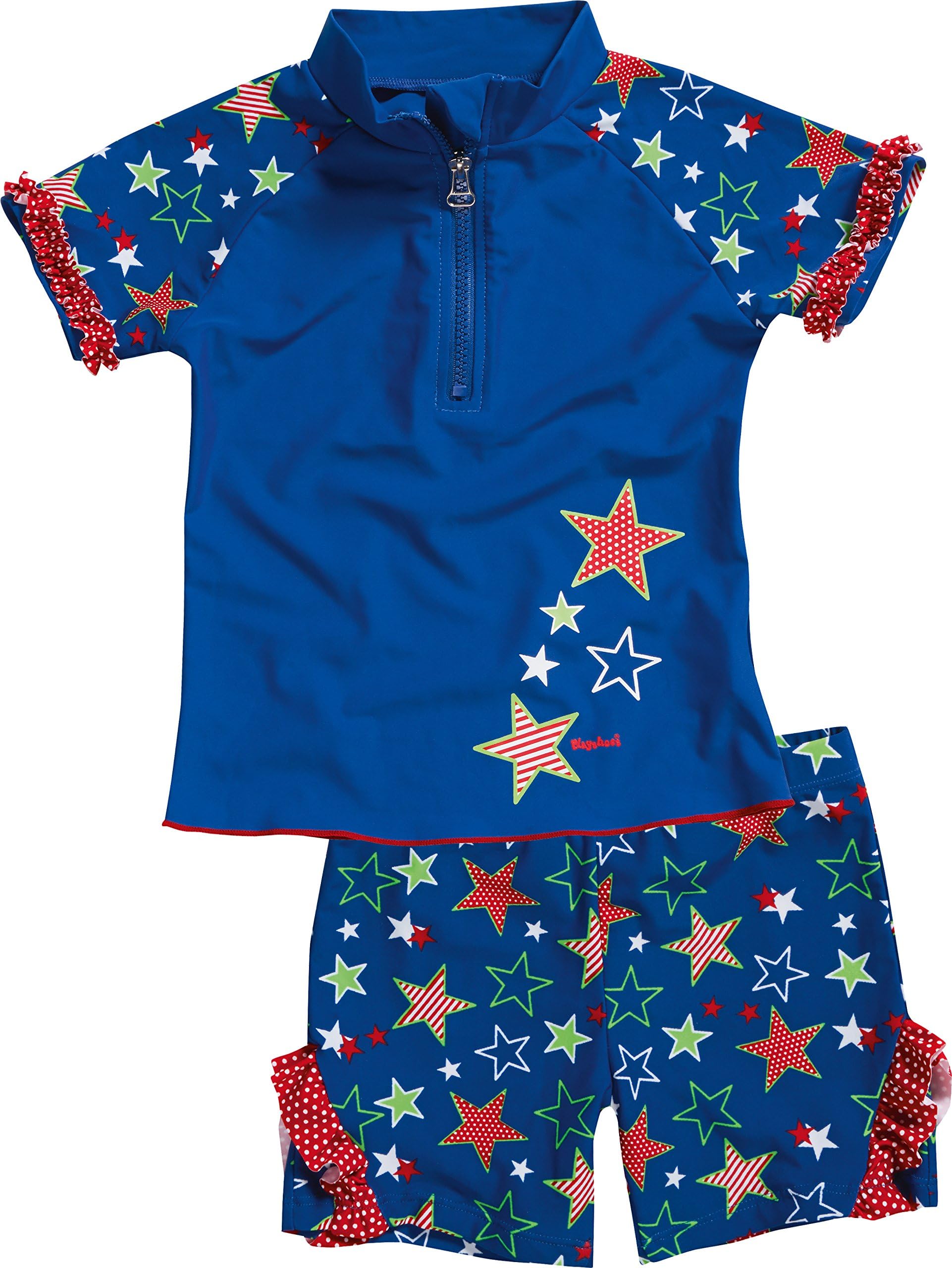 Playshoes Girl's UV Sun Protection 2 Piece Swim Set Stars Swimsuit
