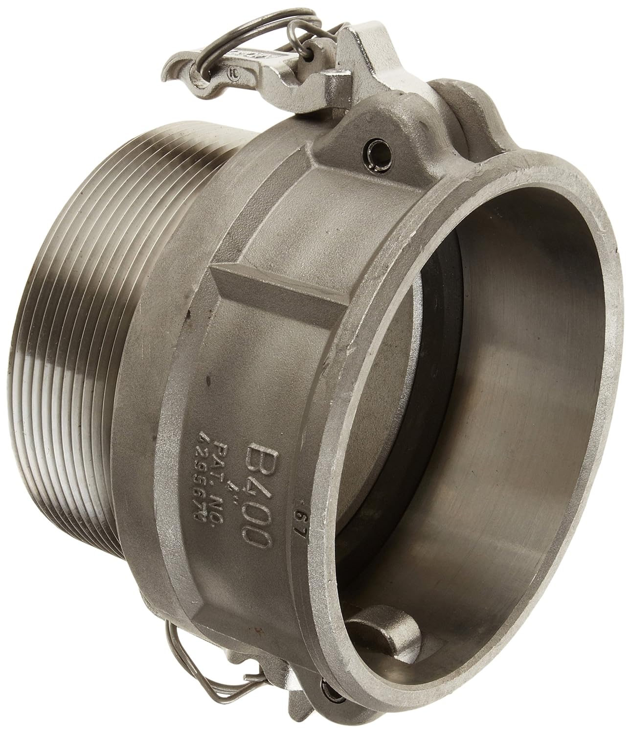 Válvula Dixon RB400BL de acero inoxidable 316 BossLock tipo B Cam y