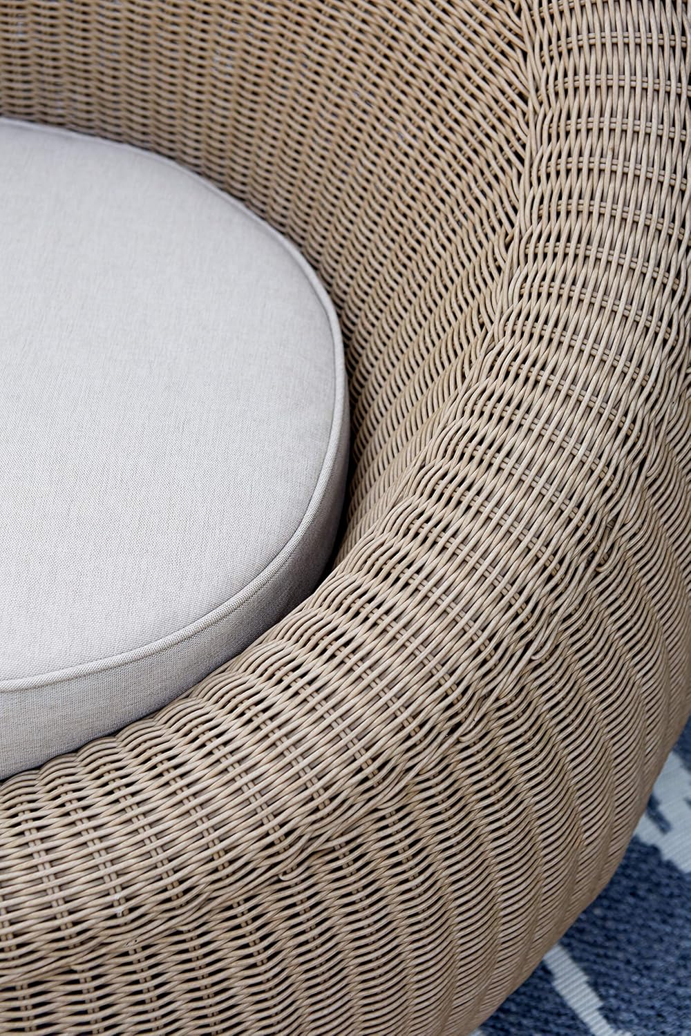 quality outdoor living aspen chat set on Tan Cushions Quality Outdoor Living 65 517547 Aspen Chat Set Tan Wicker