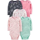 Simple Joys by Carter's baby-girls 5-pack Long-sleeve Bodysuit