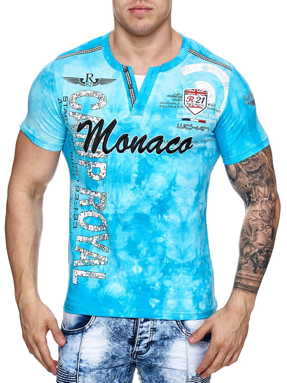 Redway Men's TShirt Turquoise Turquoise Amazon.co.uk Clothing