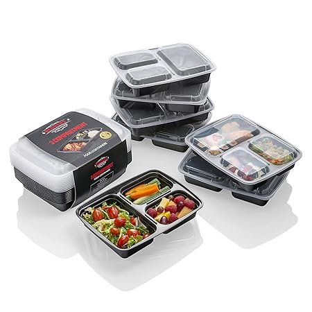 10 pack] Envases para Comida Preparada - La MEJOR Solución para ...