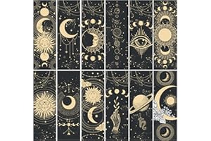 CHAMBOM 12 PCS Bookmarks, Bookmarks for Book Lovers, Bulk Bookmarks for Men, Unique Stationery Bookmark for Men, Women, Kids, Students, Teachers