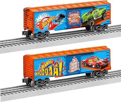 hot wheels lionel train set