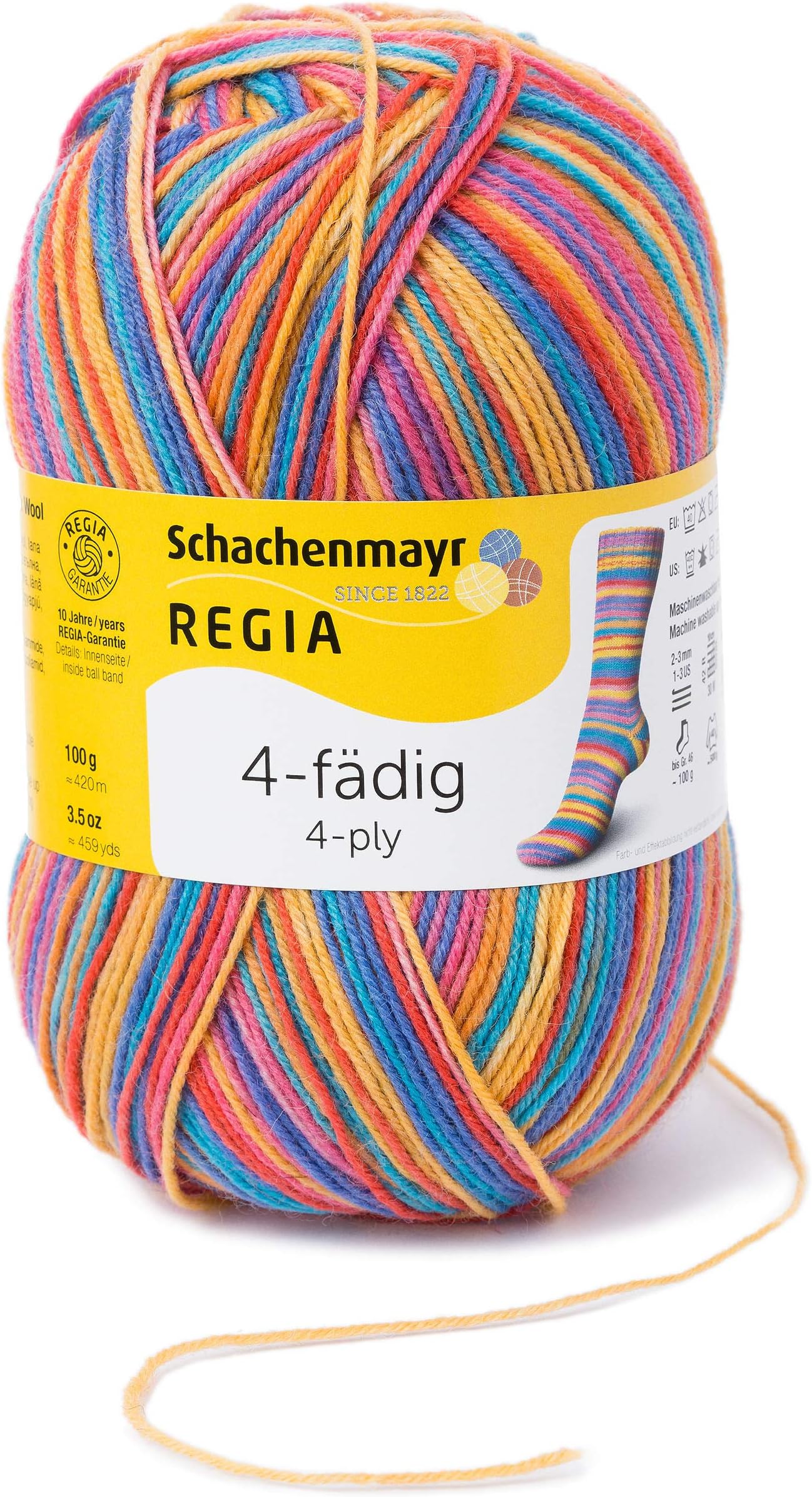 Regia Schachenmayr 4-Thread Color, 100G exotic Handknitting Yarns