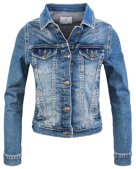 Rock Creek Damen Jeans Jacke Übergangs Jacke D-401