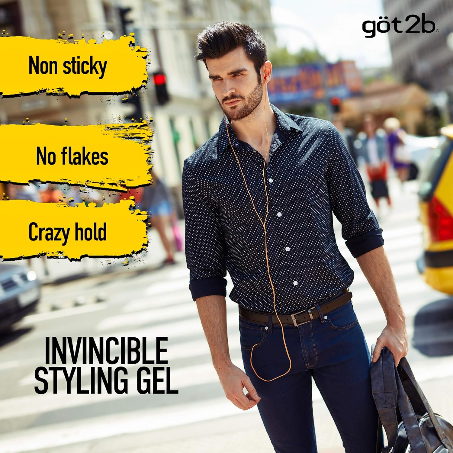 Got2b Ultra Glued Invincible Styling Hair Gel, 6 Ounce : Hair Styling Gels : Beauty