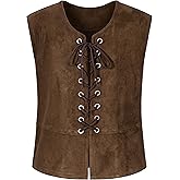 Kids Pirate Renaissance Vest for Boys Costumes Medieval Viking Steampunk Gothic Waistcoat Halloween Cosplay