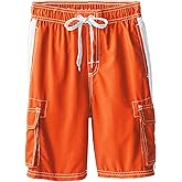 Kanu Surf Boys' Barracuda Quick Dry UPF 50+ Beach Swim Trunk
