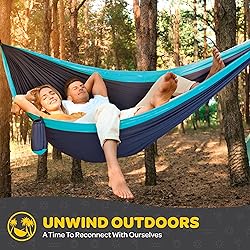 Durable Hammock 500 lb Capacity, Nylon Camping