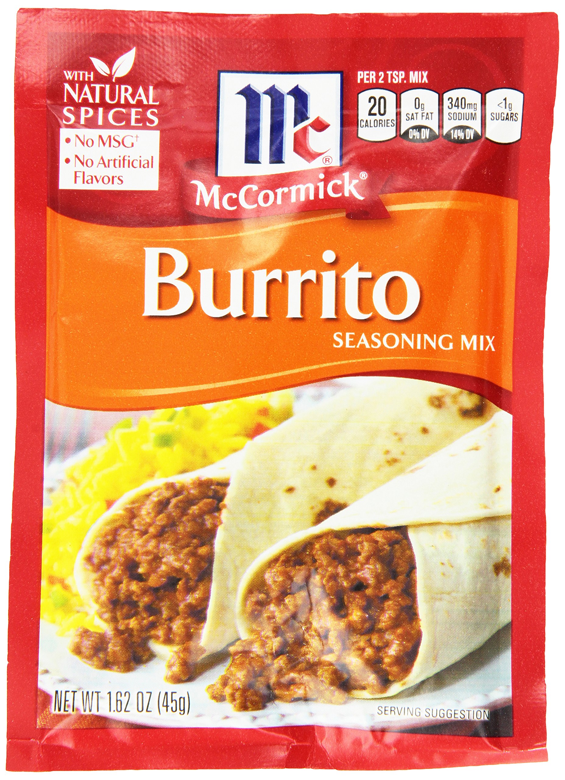 McCormick Enchilada Seasoning Mix, 1.5 oz (Case of 12) Packaged Mexican