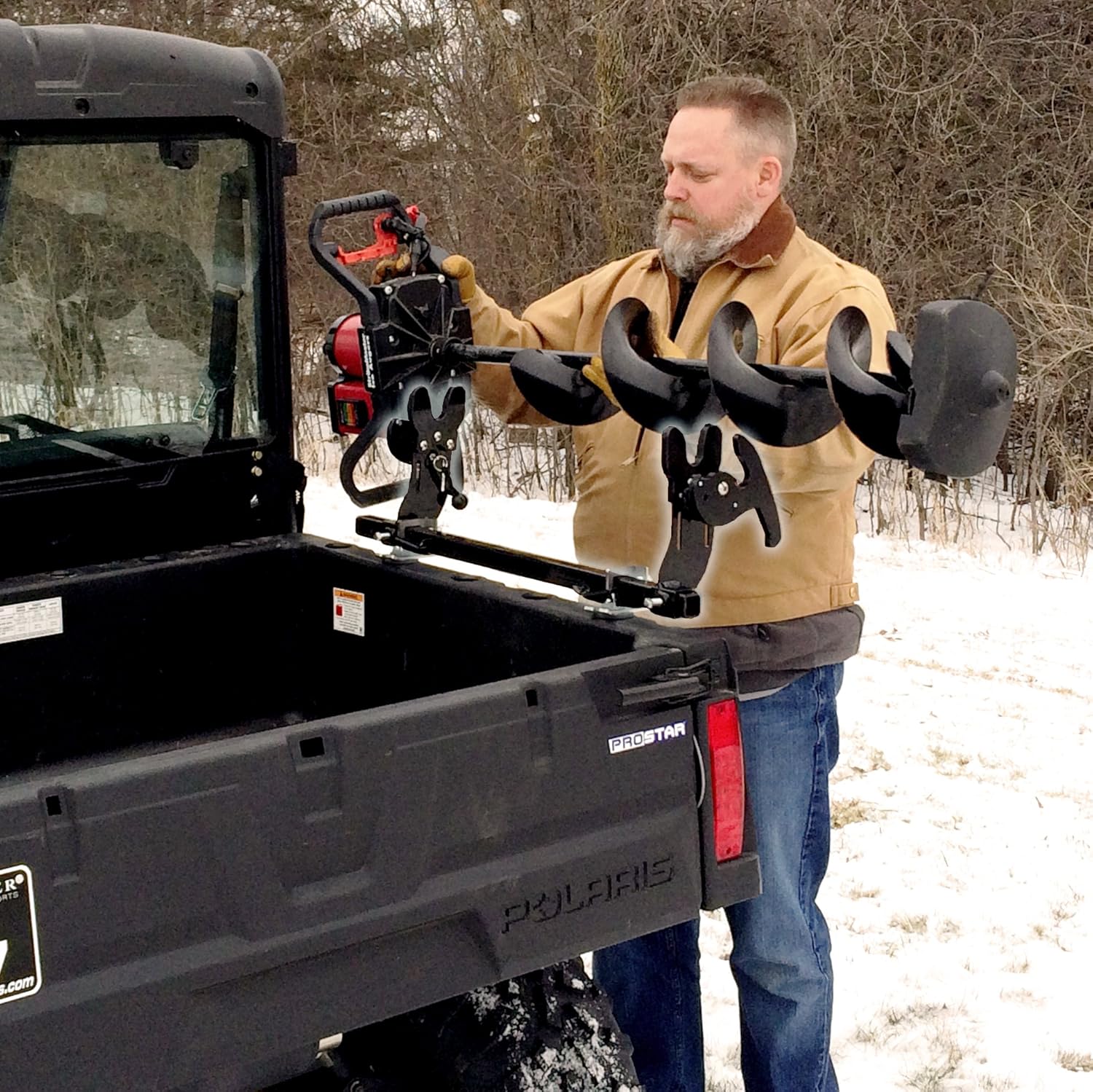 Ice Augers Hunting & Fishing EXCEL OUTDOORS Jaws of Ice Auger Carrier