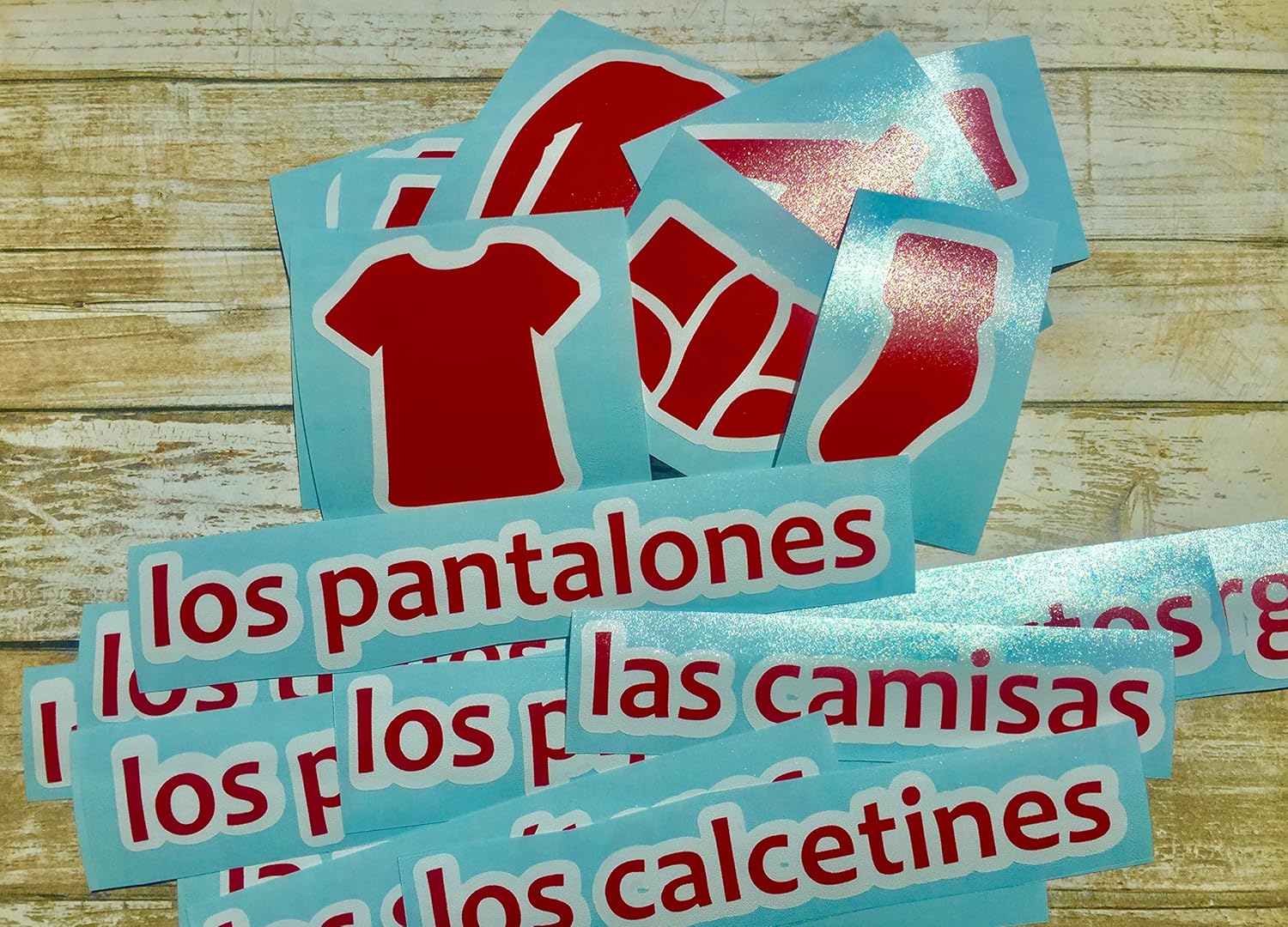 Amazon Com Spanish Or French Dresser Labels For Boys Chest Of