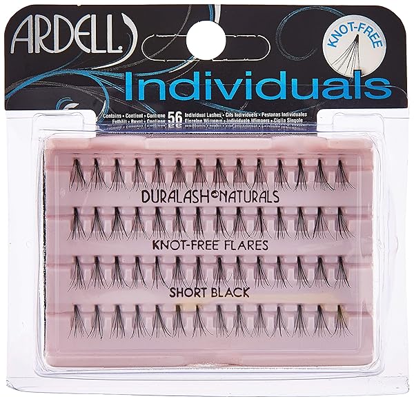 ARDELL DURALASH NATURALS FLARE INDIVIDUAL LASHES, SHORT BLACK 56 EA (PACK OF 2)