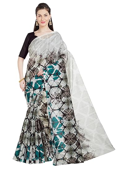 Womens Art Silk Printed Saree