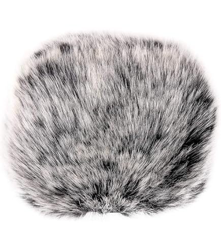 Cache-vent Pour Microphone En Fourrure Compatible Avec Zoom