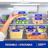 Sistema KLIP IT PLUS 2.2L Leakproof Food Storage Containers Set - 6 Count view 3