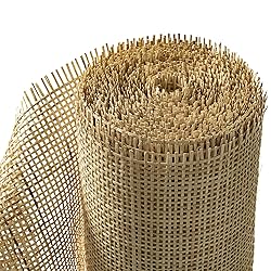 16" Width Square Rattan Cane Webbing Roll 5 Feet