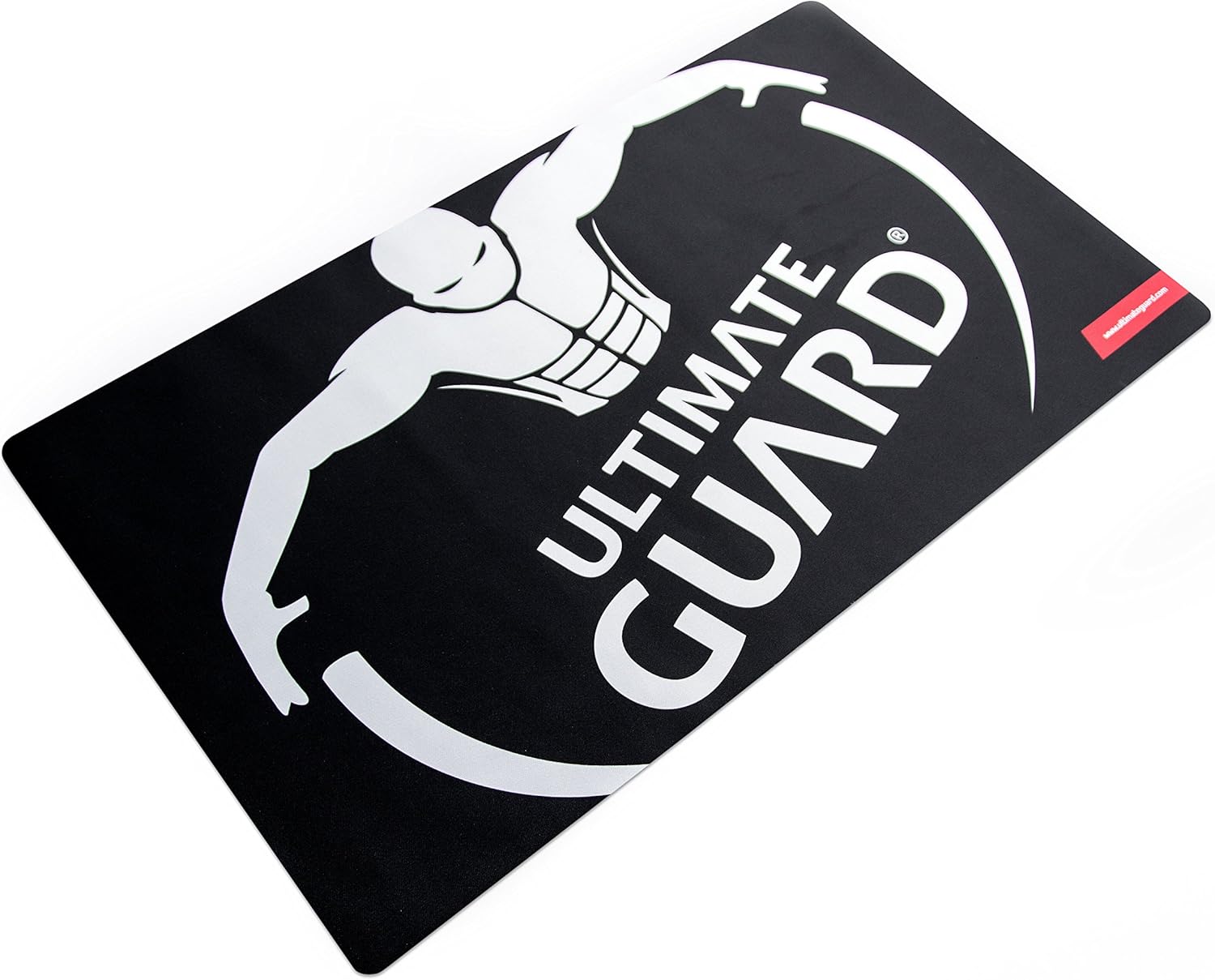 Ultimate Guard 61 X 35 Cm Ug Logo Play Mat Black Amazon Co Uk Toys Games