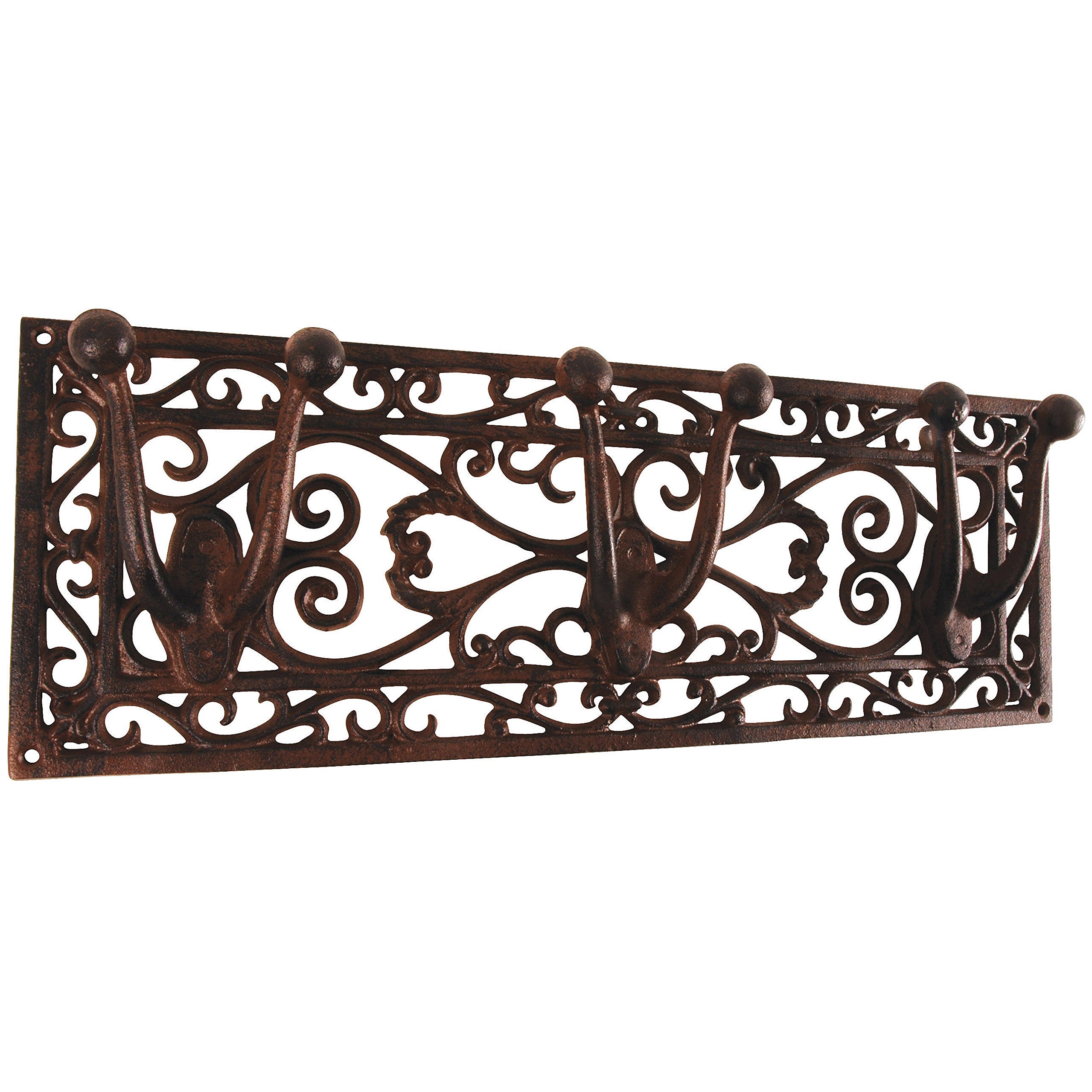 Esschert TG43 Fallen Fruits 3-Tool Hanger, Brown, 48.5 x 6.5 x 17.5 cm