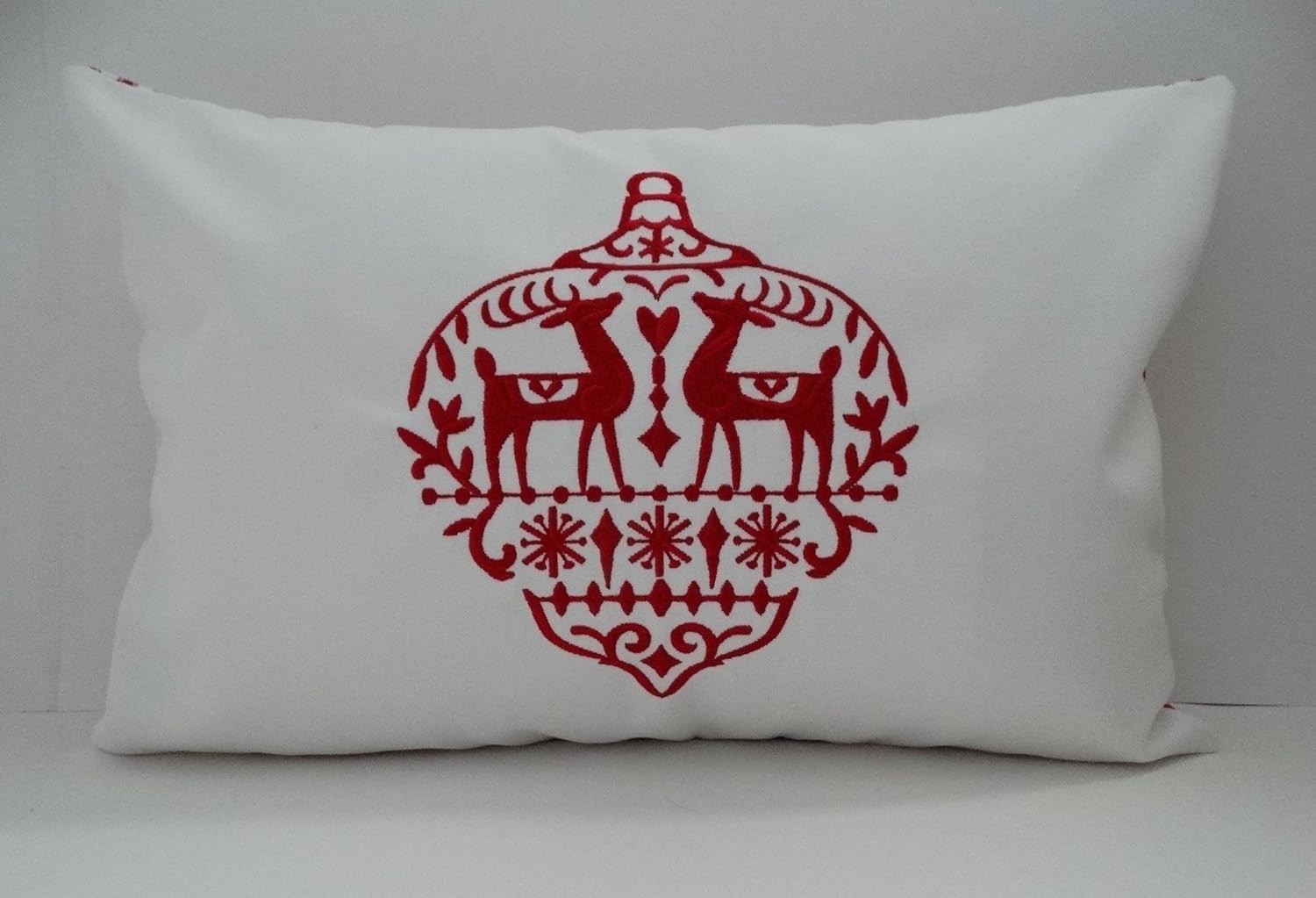 Scandinavian Christmas Pillow Cover Sunbrella Indoor