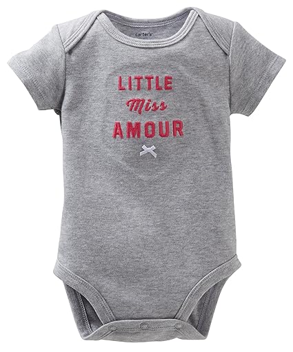 carter amour bodysuits