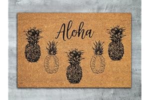 Mat for Floor Aloha Pineapples Door Mat Aloha Pineapples Welcome Door Mats Pineapple Funny Doormat Aloha Pineapple Outdoor Ma