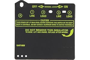 Intermatic Insulator for Double-Pole Timer Switches, Item # 124T1952 for use in T100 Series Intermatic Timers (T103, T104, T105, T173, T174, T175, T176, T185, WH40), Timer Controls Accessories