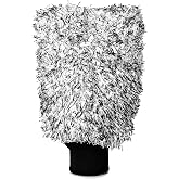 Adam's Polishes Microfiber Car Wash Mitt, Car Sponge Wrapped in Soft, Plush Fiber Cloth Material, Safe Washing with Any Car Soap, Bucket, Foam Gun, Foam Cannon, Other Cleaning Supplies