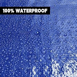 Tarp 5x7 ft 100% Waterproof Uv Resistant High