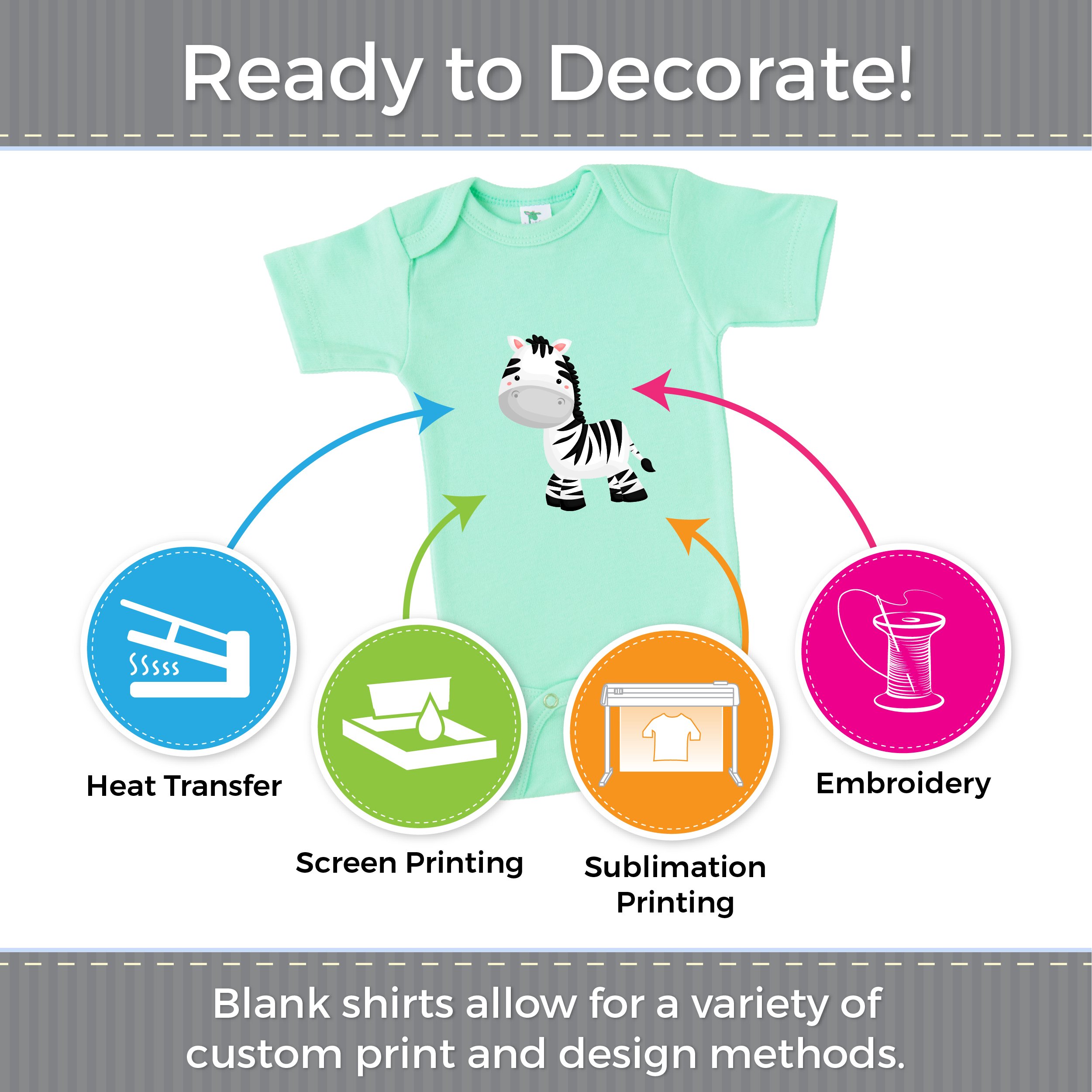 Laughing Giraffe Baby Blank Short Sleeve One Piece Bodysuit
