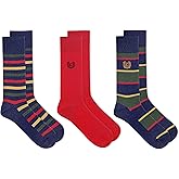 Chaps Men's Casual Dress Cushioned Crew Socks (3-Pack)