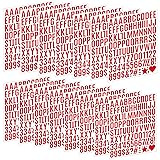 1470 Letter Stickers 15 Sheets Alphabet Stickers