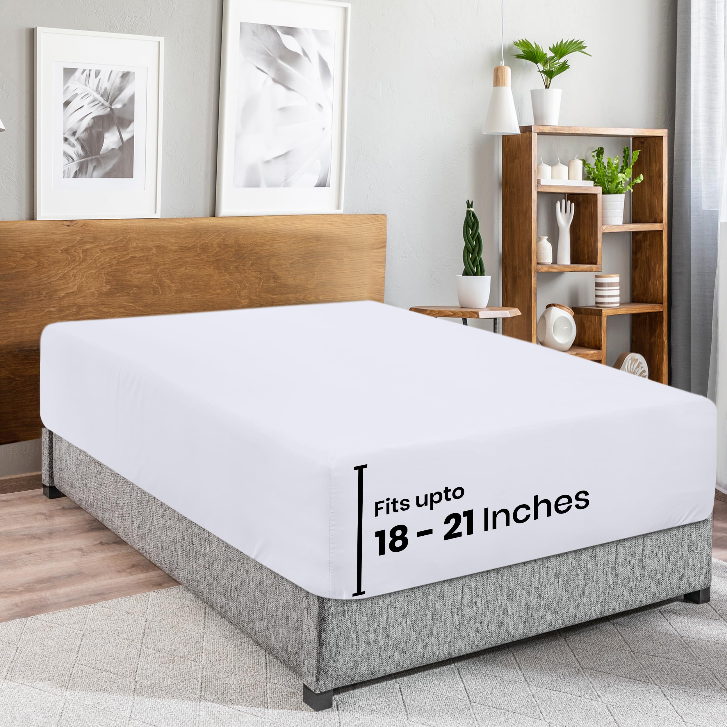 Utopia Bedding King Fitted Sheet - Extra Deep