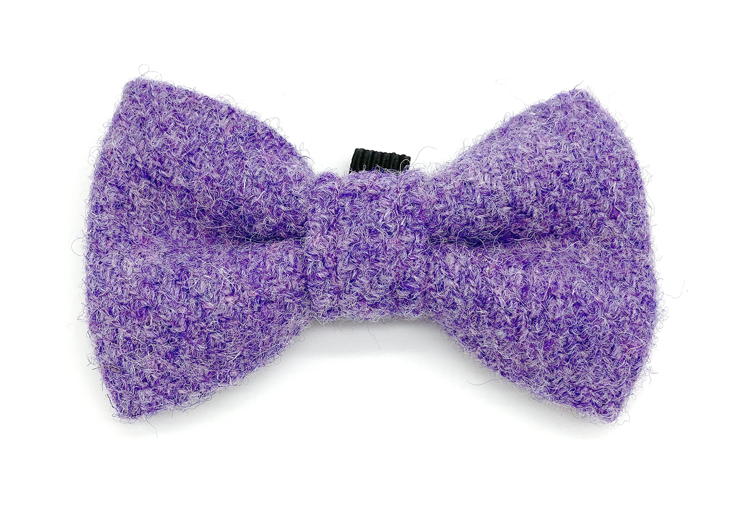 Ditsy Pet Harris Tweed Dog and Cat Bow Tie (Lilac, Small)