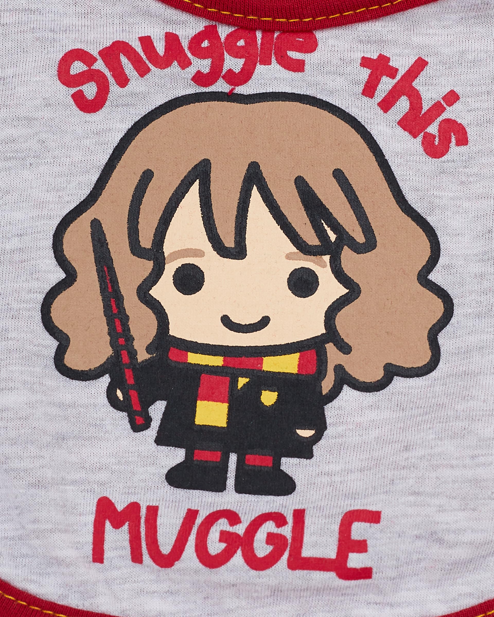 Harry Potter Baby Unisex Bib and Bootie Set Gifts for Baby (Red Multi, 0-12 Months)