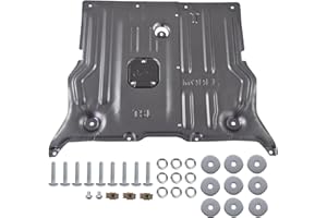 Front Skid Plate Compatible for 2017-2025 Tesla Model 3，for 2020-2025 Tesla Model Y, Under Engine Guard Cover Chassis Splash 