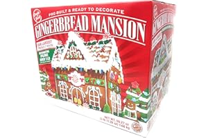 Create-A-Treat Pre-Built Mansion Gingerbread House Kit, Largest Kit, 59.27 ounces