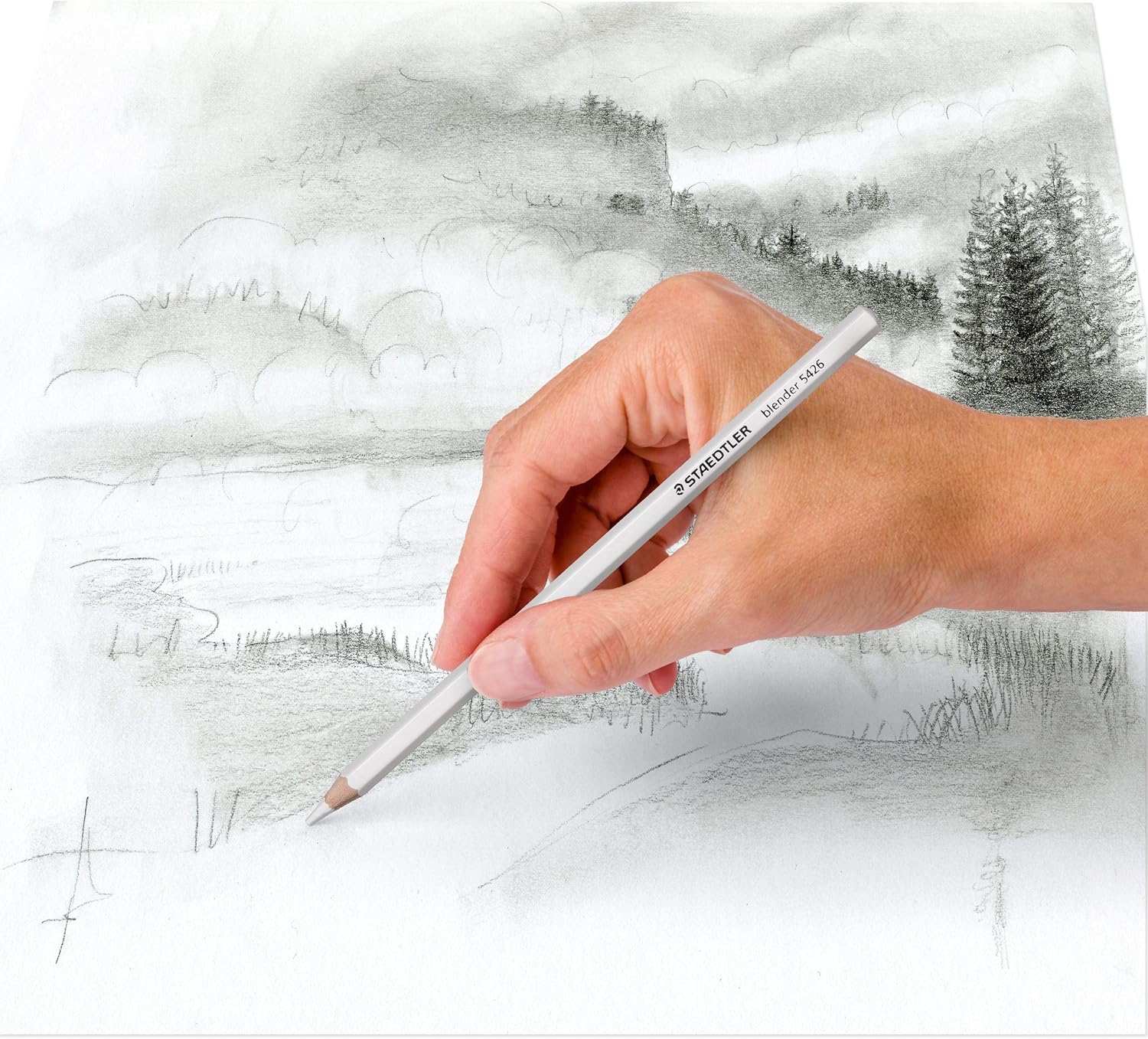 STAEDTLER 5426BLBK-C Design Journey Blending Pencil (Pack of 1), White - Image 5