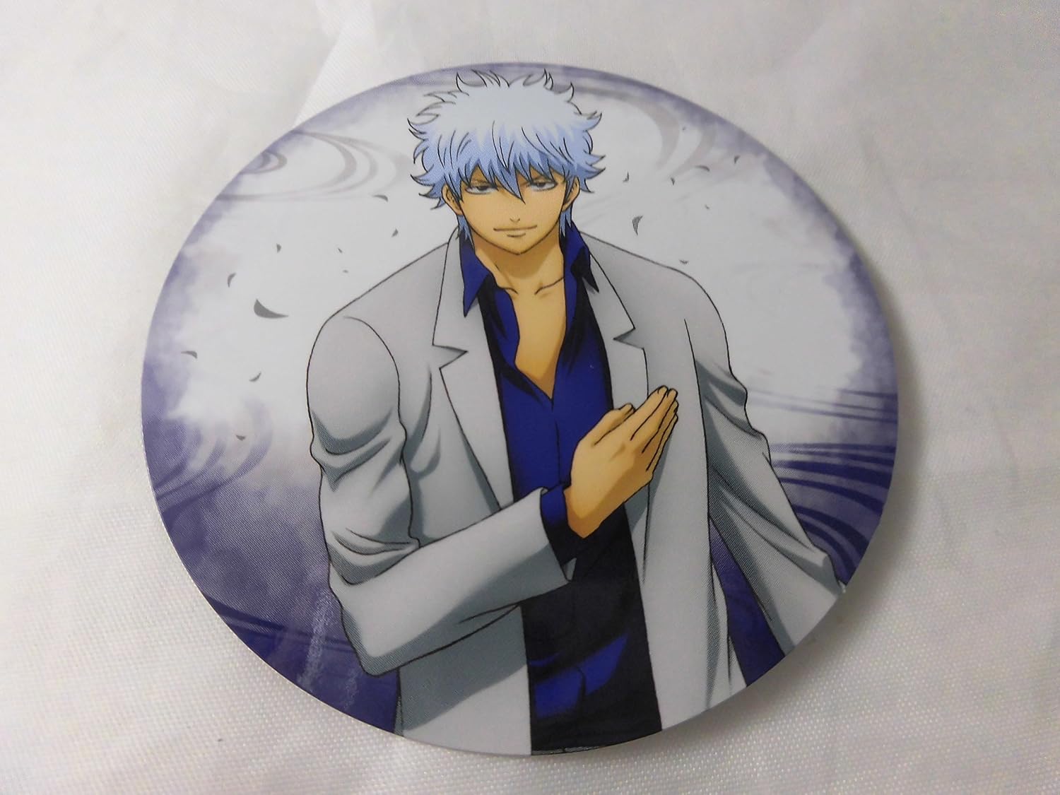 Amazon 一番カフェ 銀魂 宇宙一かっこいい男達 シリーズ コレクション コースター 坂田 銀時 A アニメ 萌えグッズ 通販