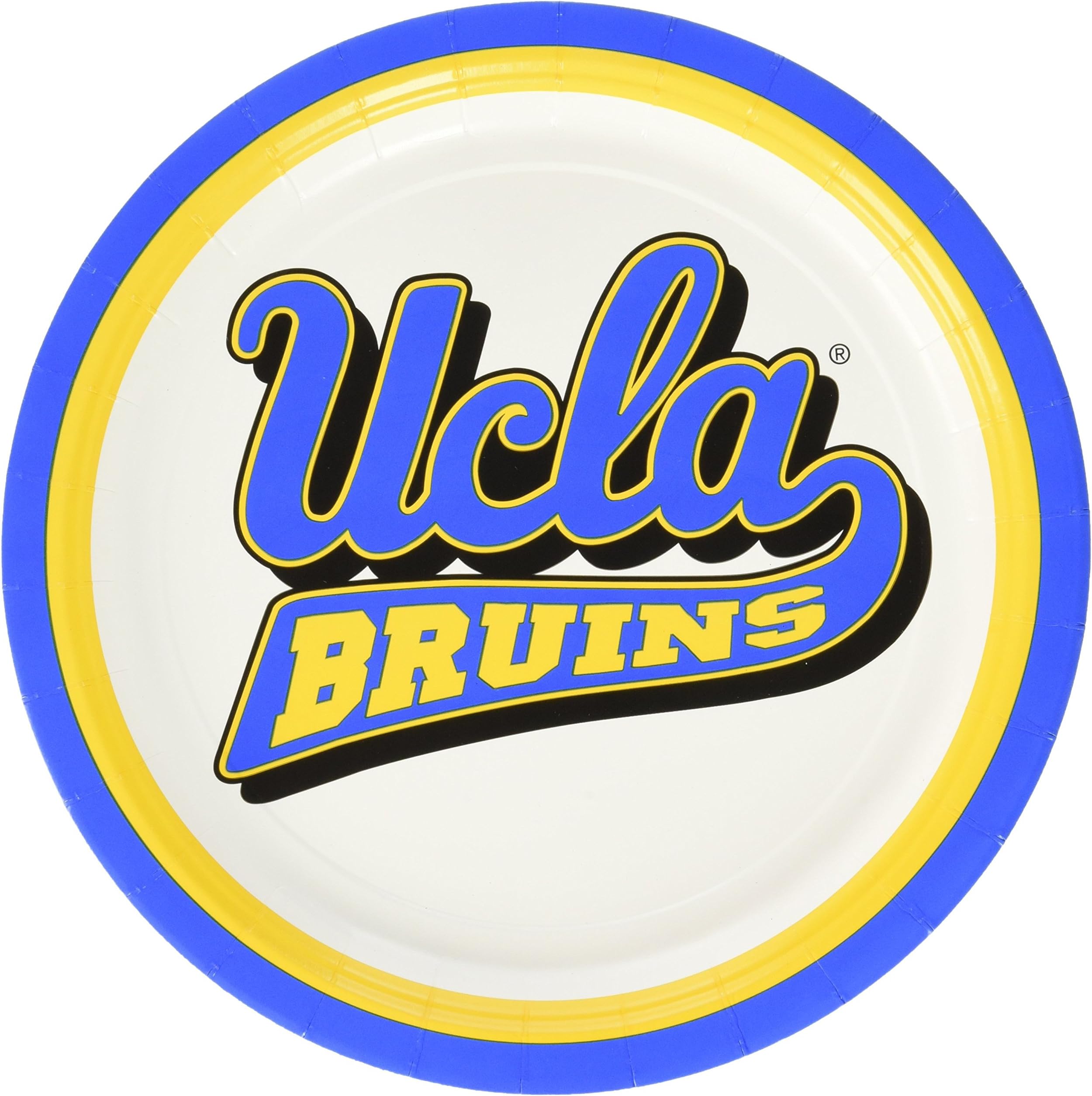 10 Count UCLA Plate, 9", Multicolor