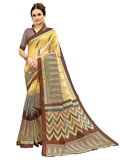 Art Silk with Blouse Piece Saree