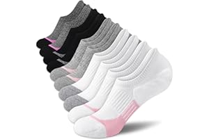 cuangya No Show Socks for Women Running Hiking Athletic Non Slip Low Socks 5 Pairs