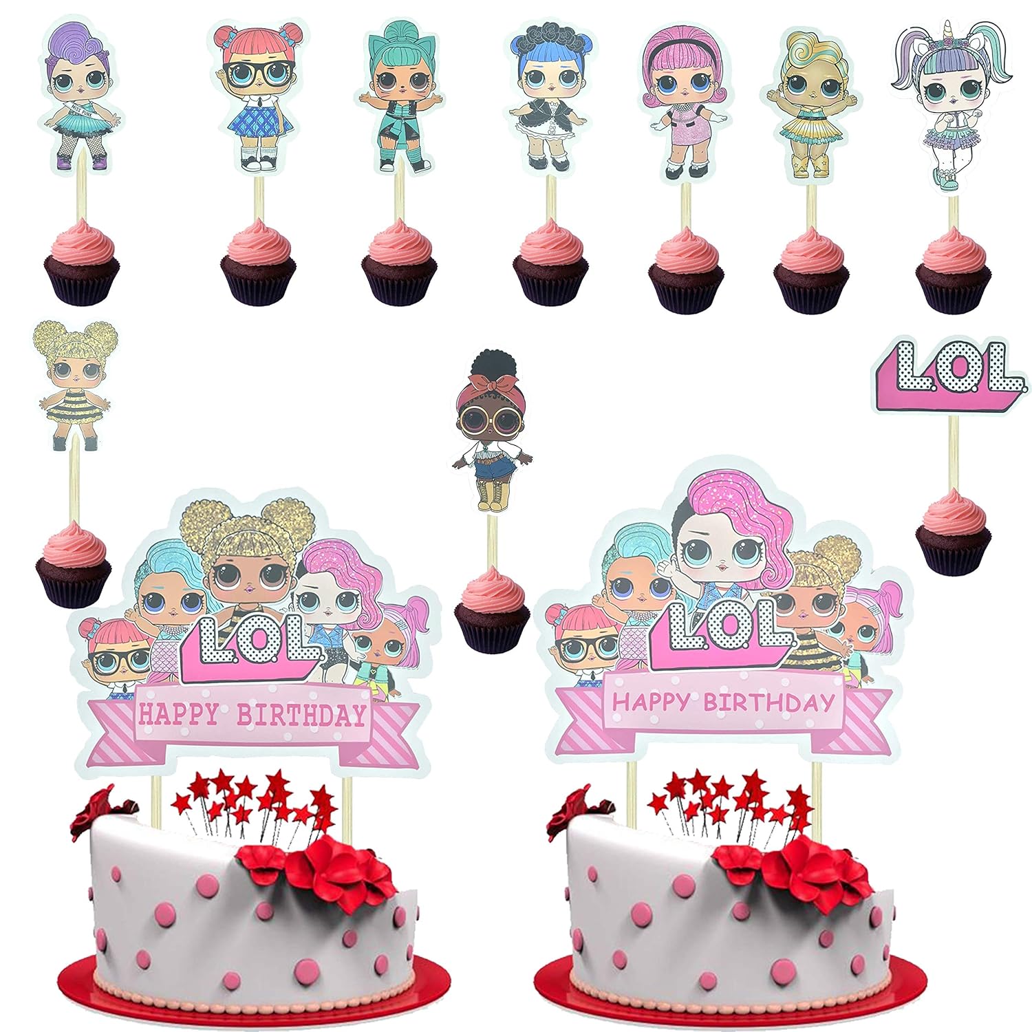 30 Ever After High Edible Cupcake Toppers Wafer Paper Birthday