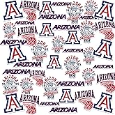 University of Arizona Basketball Vinyl Sticker Pack – 50 Waterproof Wildcats Decals for Laptop, Water Bottle, Tablet, Car, Skateboard & More – Officially Licensed Variety Set