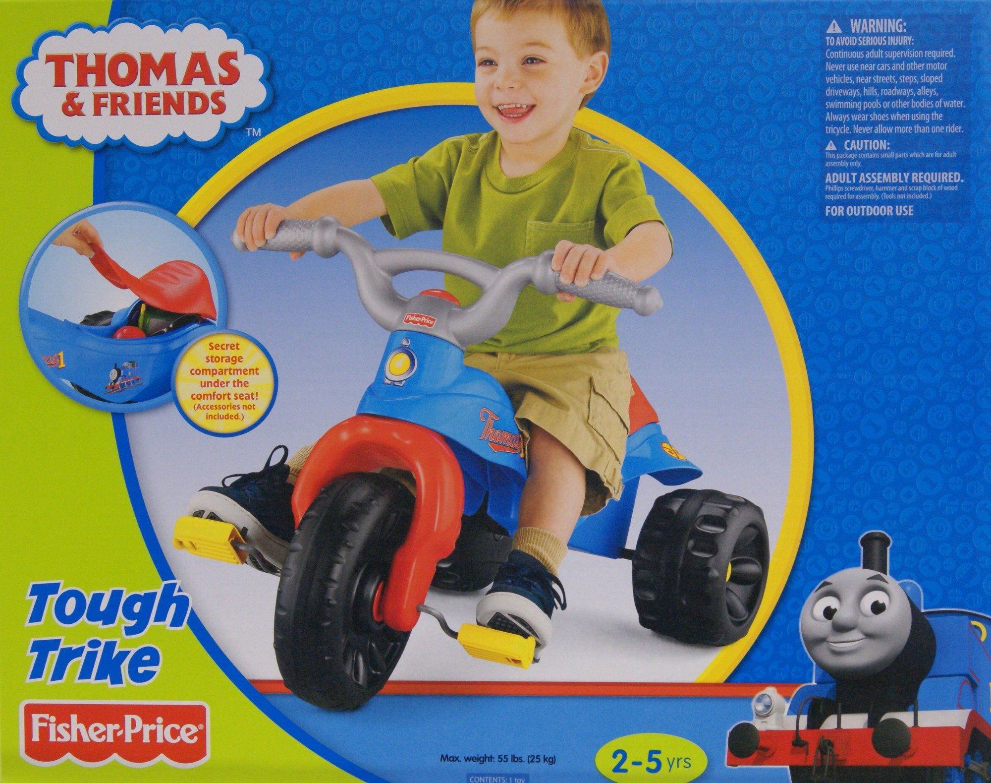 Kids Fisher Price Thomas The Train Pedal Trike Tricycle Big Wheel