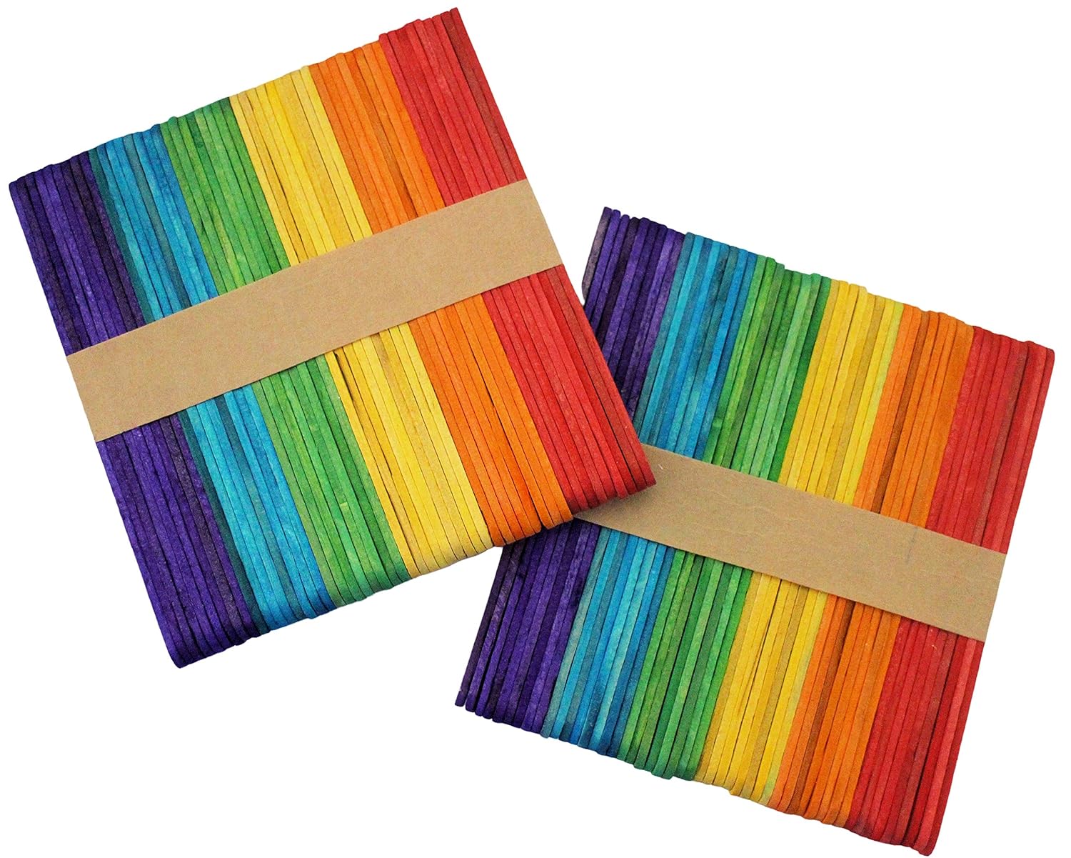 100 Lollipop Sticks Coloured Craft Supploies Amazon.co.uk Kitchen & Home