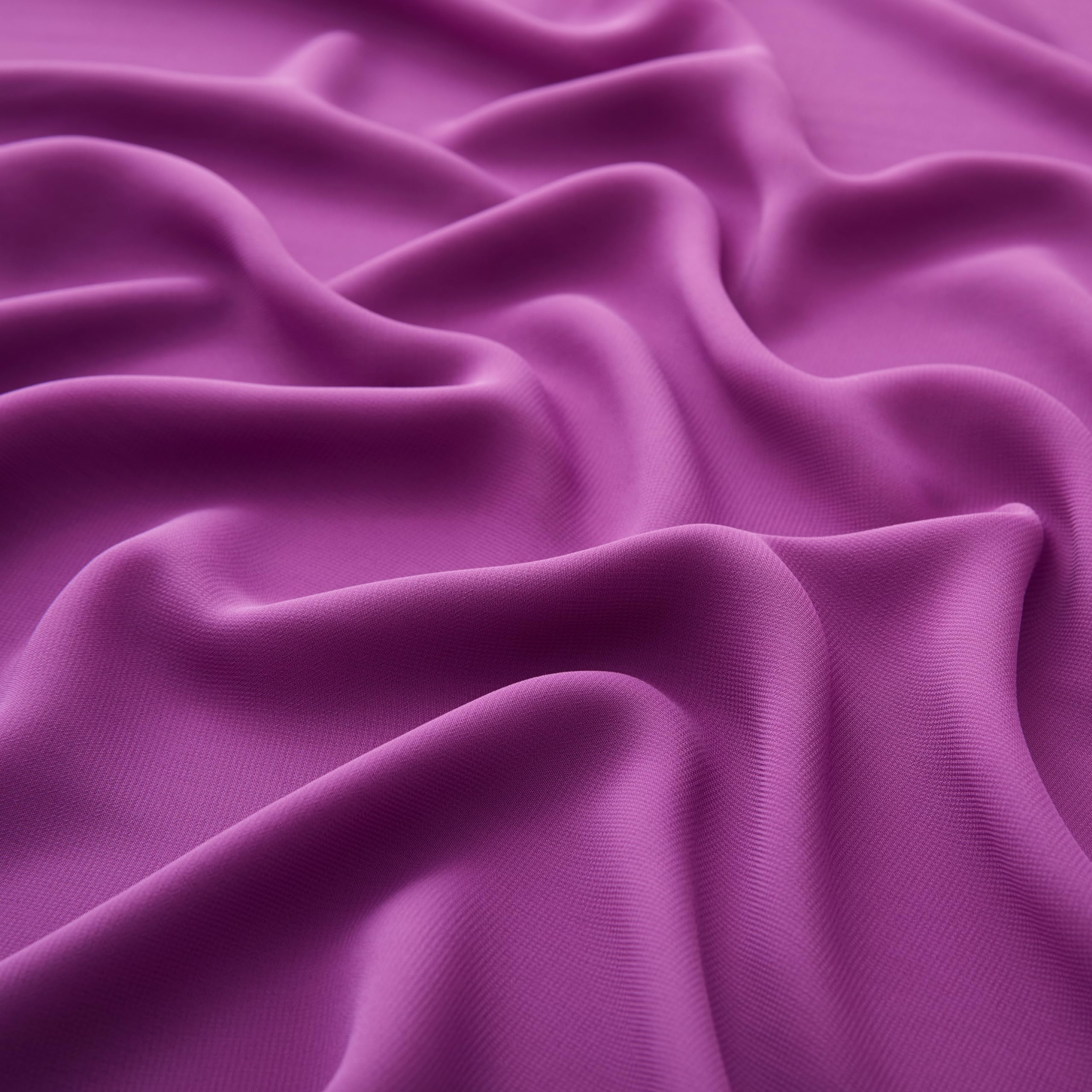 MaiMaiSuan 60" Wide Purple Chiffon Fabric by The