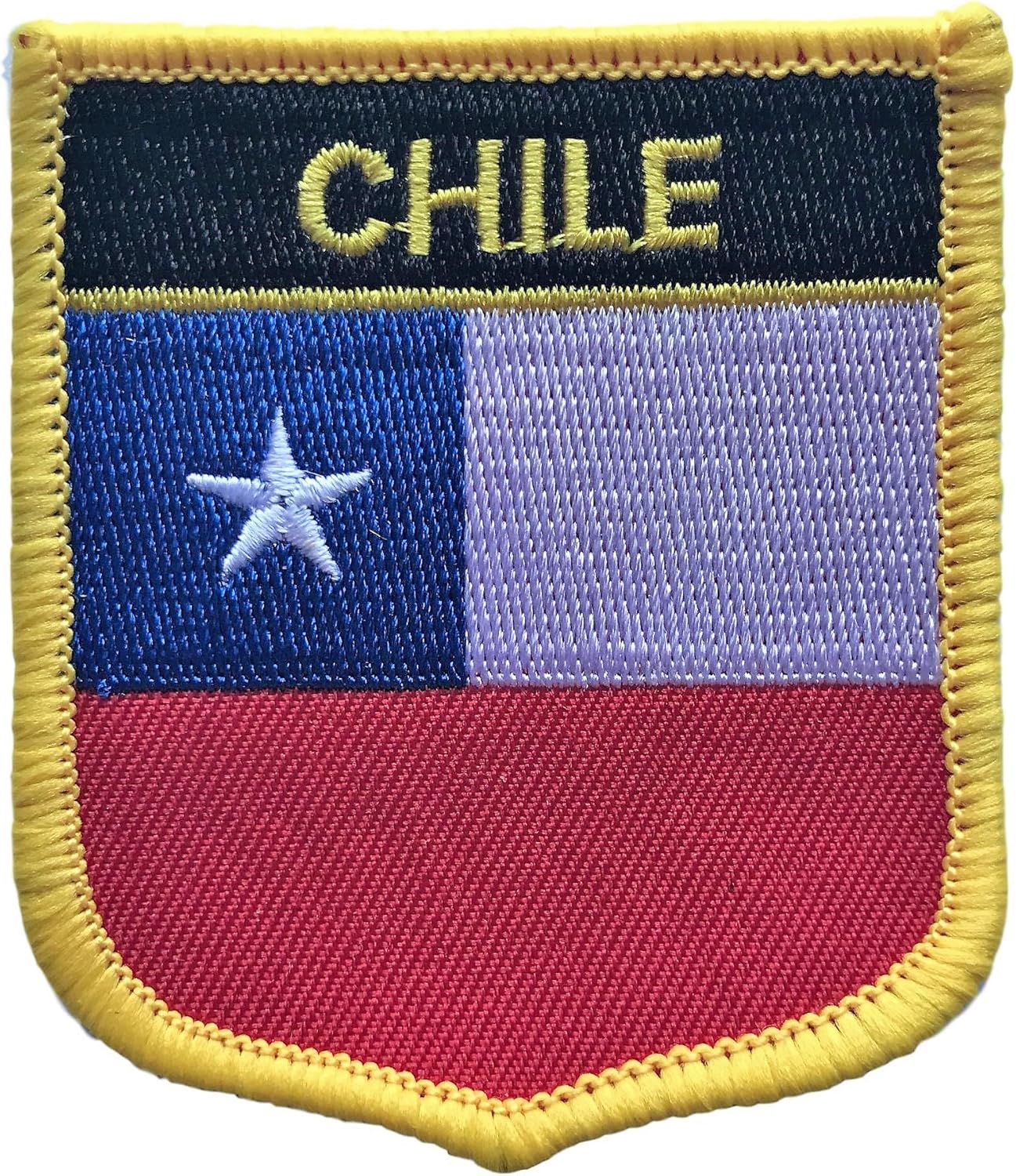 Chile Flag Patch Badge / International Iron On Travel