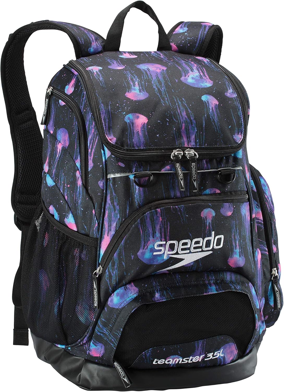 Speedo Printed Teamster Backpack 35L, Black/Blue, One Size Amazon.ca